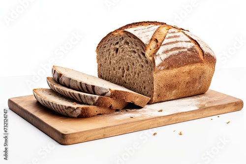 Rye bread closeup
