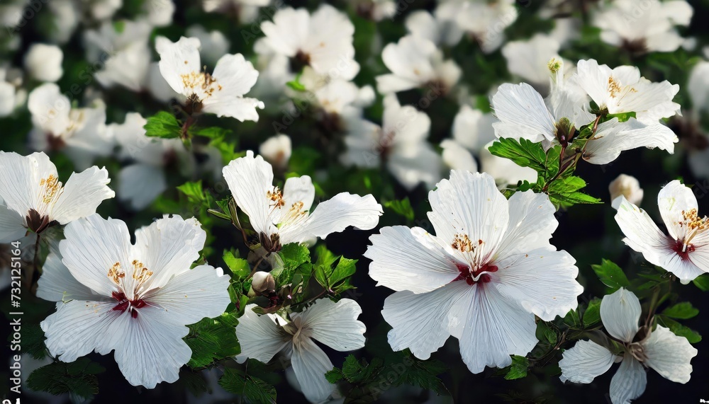 Naklejka premium white cherry blossom