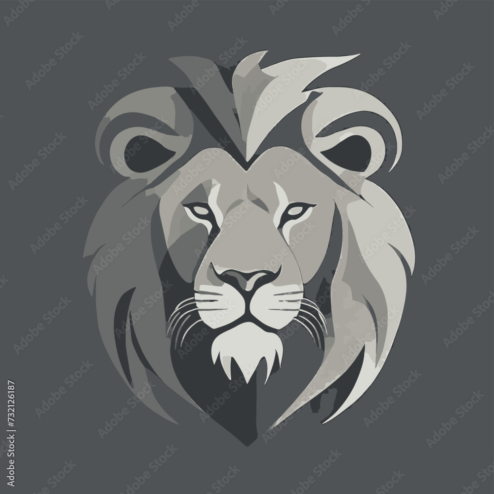 lion logo on a white background