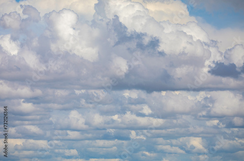 Fototapeta Naklejka Na Ścianę i Meble -  Gray and white clouds in dramatic sky