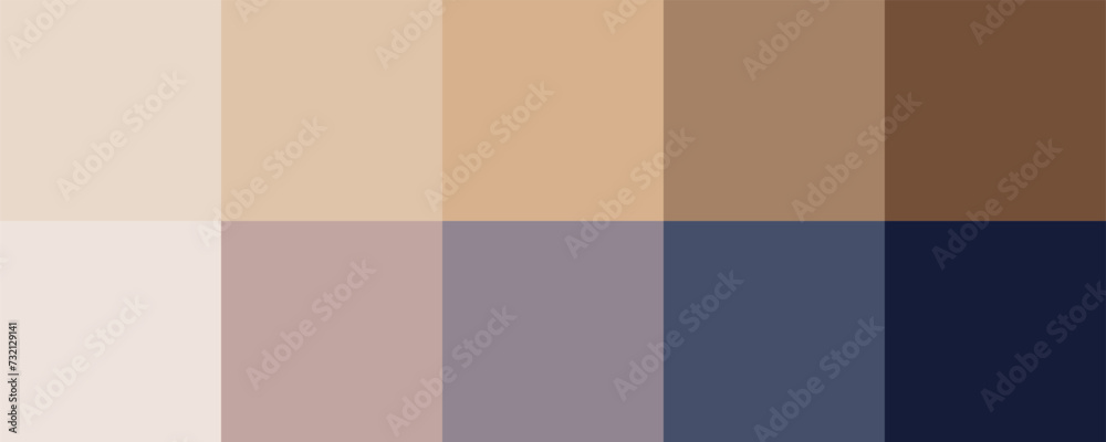 Colour set palette vector illustration Colour set palette vector illustration