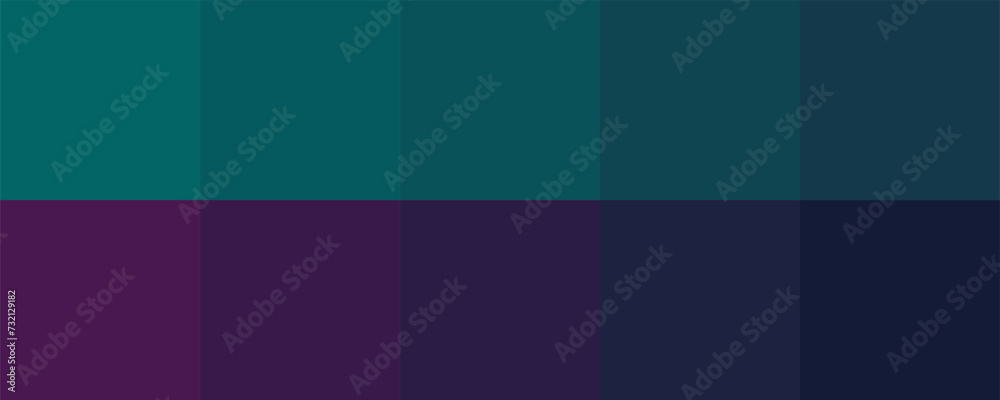 Colour set palette vector illustration