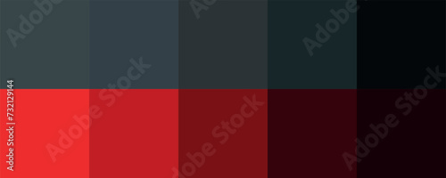 Colour set palette vector illustration photo