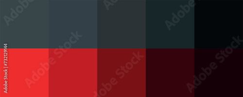 Colour set palette vector illustration