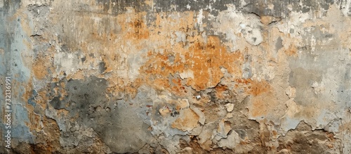Weathered wall with water and dirt marks