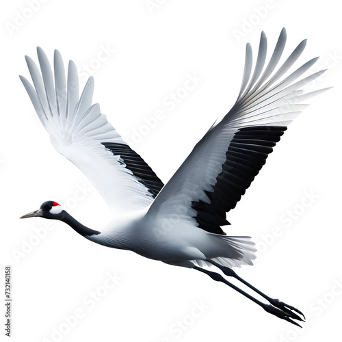 A beautiful Bird On White Background