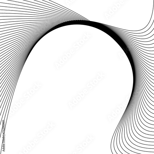Artistic Lines Composition, can use for Motif Pattern, Background, Decoration, Ornate, Website, Wallpaper, Fashion, Textile, Fabric, Wrapping, Carpet, Tile, and Graphic Design Element. Vector 