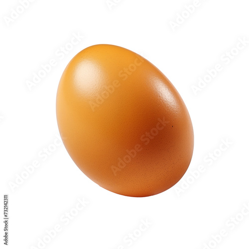 Chicken egg on transparent background.
