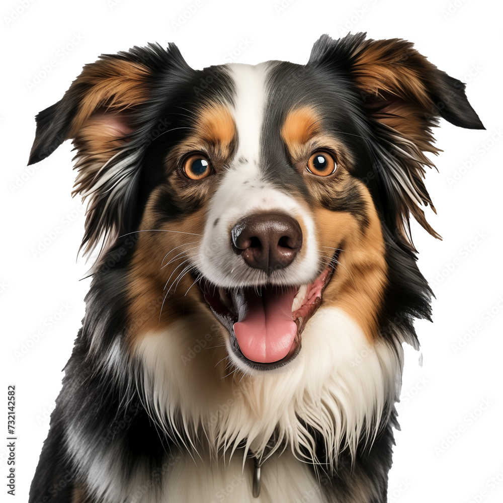 Portrait of a dog, on transparent background. Portrait of a dog, on transparent background.