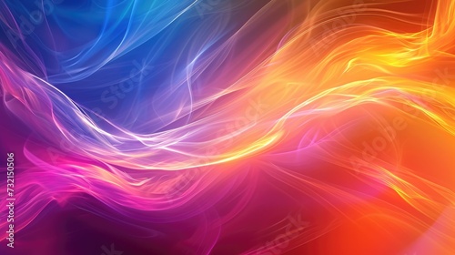 Smooth colorful abstract fantasy background