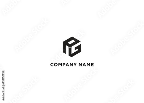 PG Logo Design Illustration Vector Art