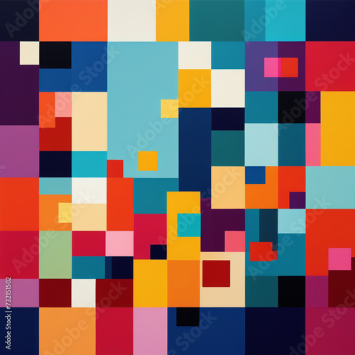 abstract background with squares © MUNSTER