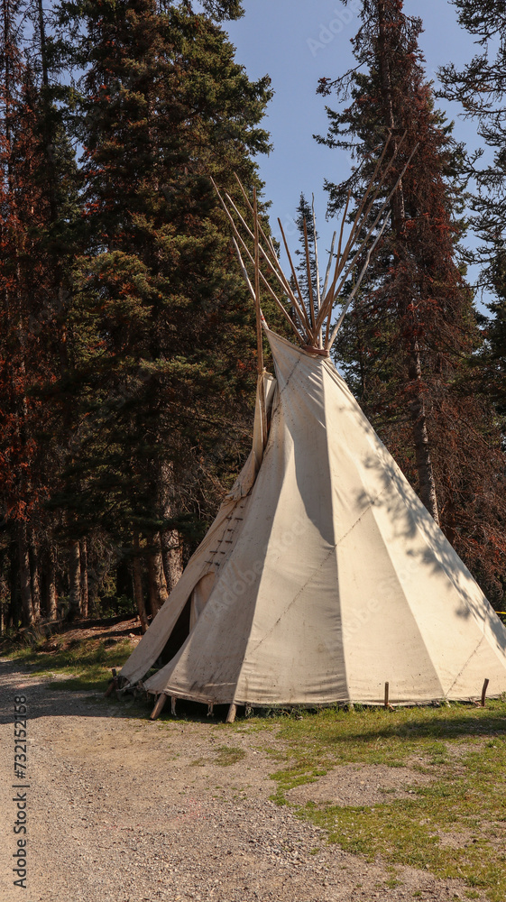 Authentic Teepee Indigenous Culture