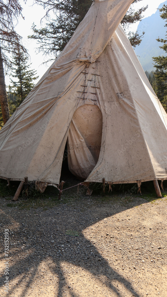 Authentic Teepee Indigenous Culture