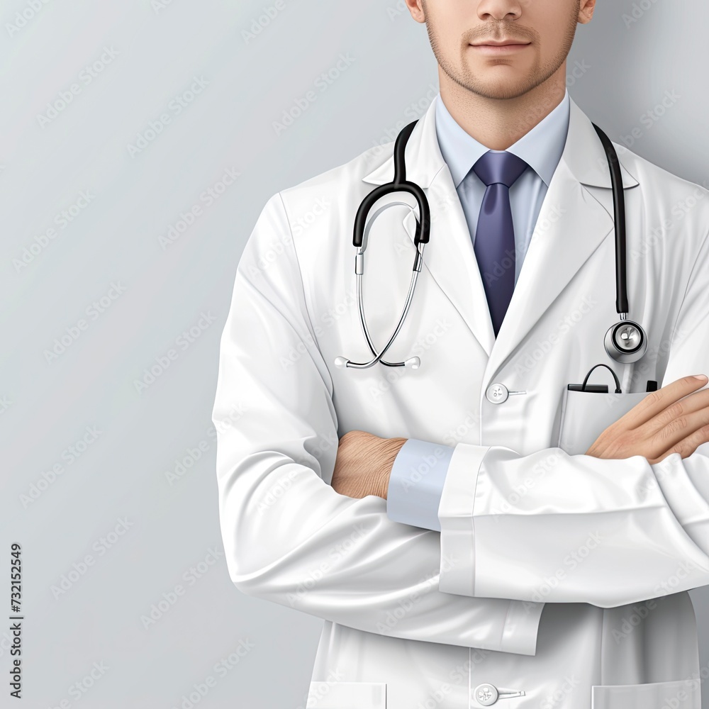 Doctor poster design background, realistic, HD, copy space - generative ai Doctor poster design background, realistic, HD, copy space - generative ai