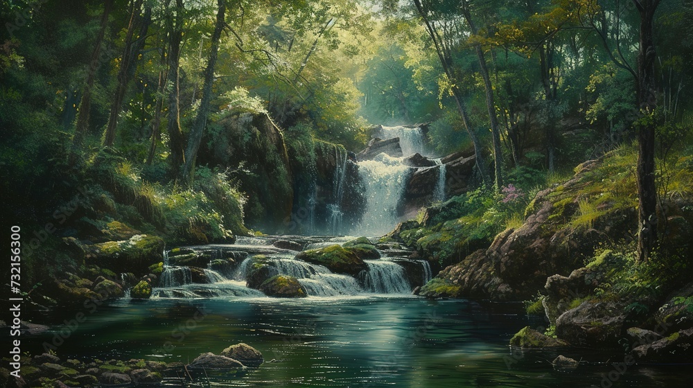 Fototapeta premium Upper Catabwa Falls