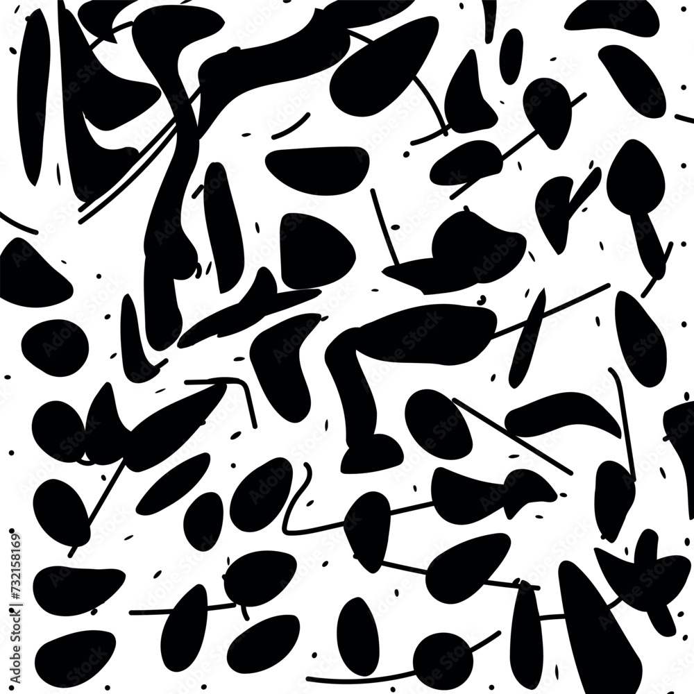 Many spots, dots and lines in big mass Many spots, dots and lines in big mass