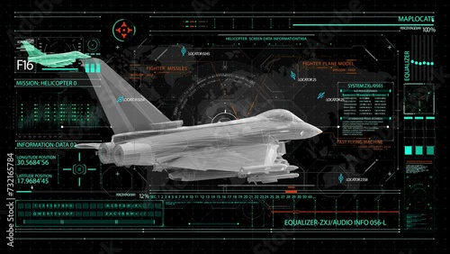 augmented reality Advance HUD control center. Graphic Dashboard Head-up display and Futuristic User Interface GUI, UI. FUI. Virtual reality game screen interface template, mockup. Ai game interface