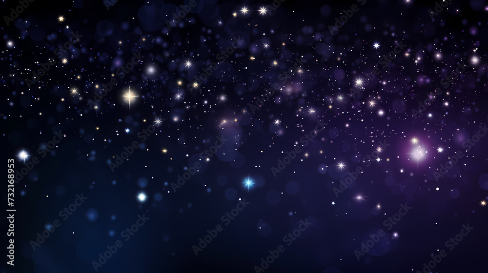 Mysterious star themed gradient background with countless twinkling stars Mysterious star themed gradient background with countless twinkling stars
