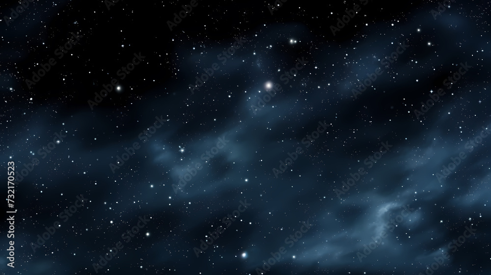 Obraz premium Countless stars twinkle in the night sky