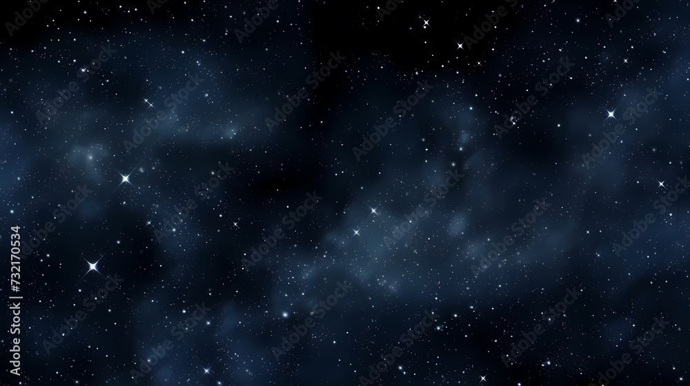Fototapeta premium Countless stars twinkle in the night sky
