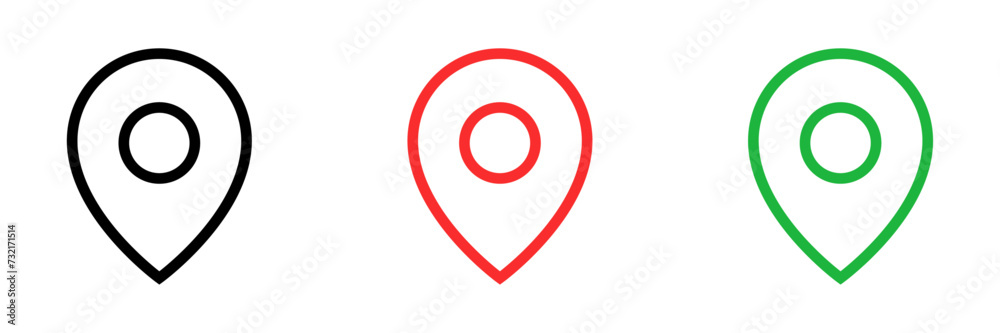 Location map pin icon vector design Location map pin icon vector design