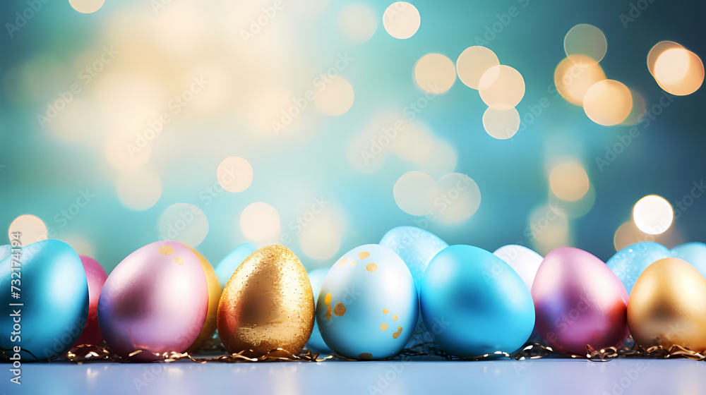 Easter banner with copy space Easter banner with copy space