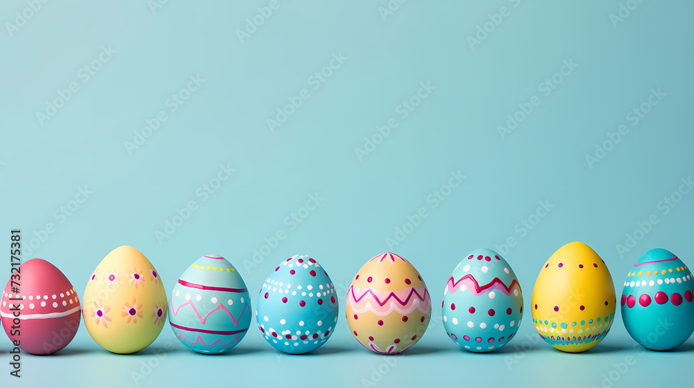 Easter banner with copy space Easter banner with copy space