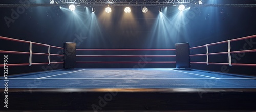 professional boxing match ring arena