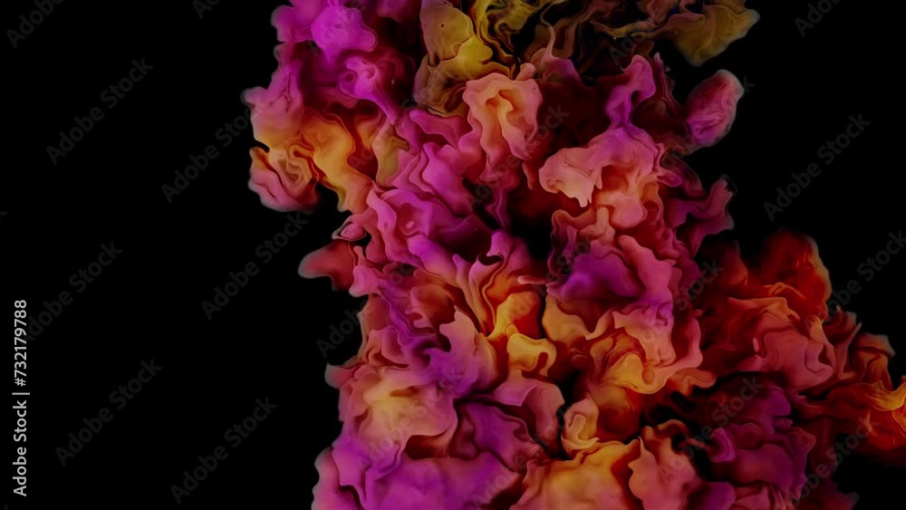 Fluid art painting video, trendy acryl texture with flowing effect. Liquid paint mixing backdrop with splash and swirl Fluid art painting video, trendy acryl texture with flowing effect. Liquid paint mixing backdrop with splash and swirl