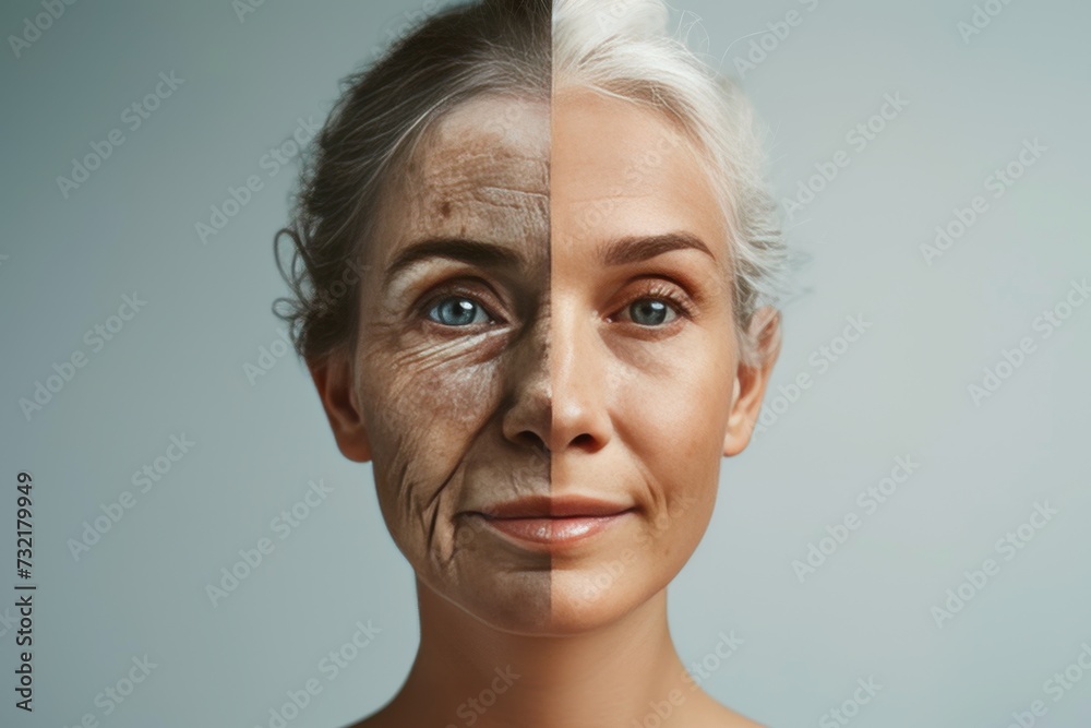 Aging lichen planus. Young to old contact dermatitis. Less Wrinkles