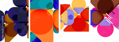 Geometric elements abstract backgrounds for wallpaper, business card, cover, poster, banner, brochure, header, website