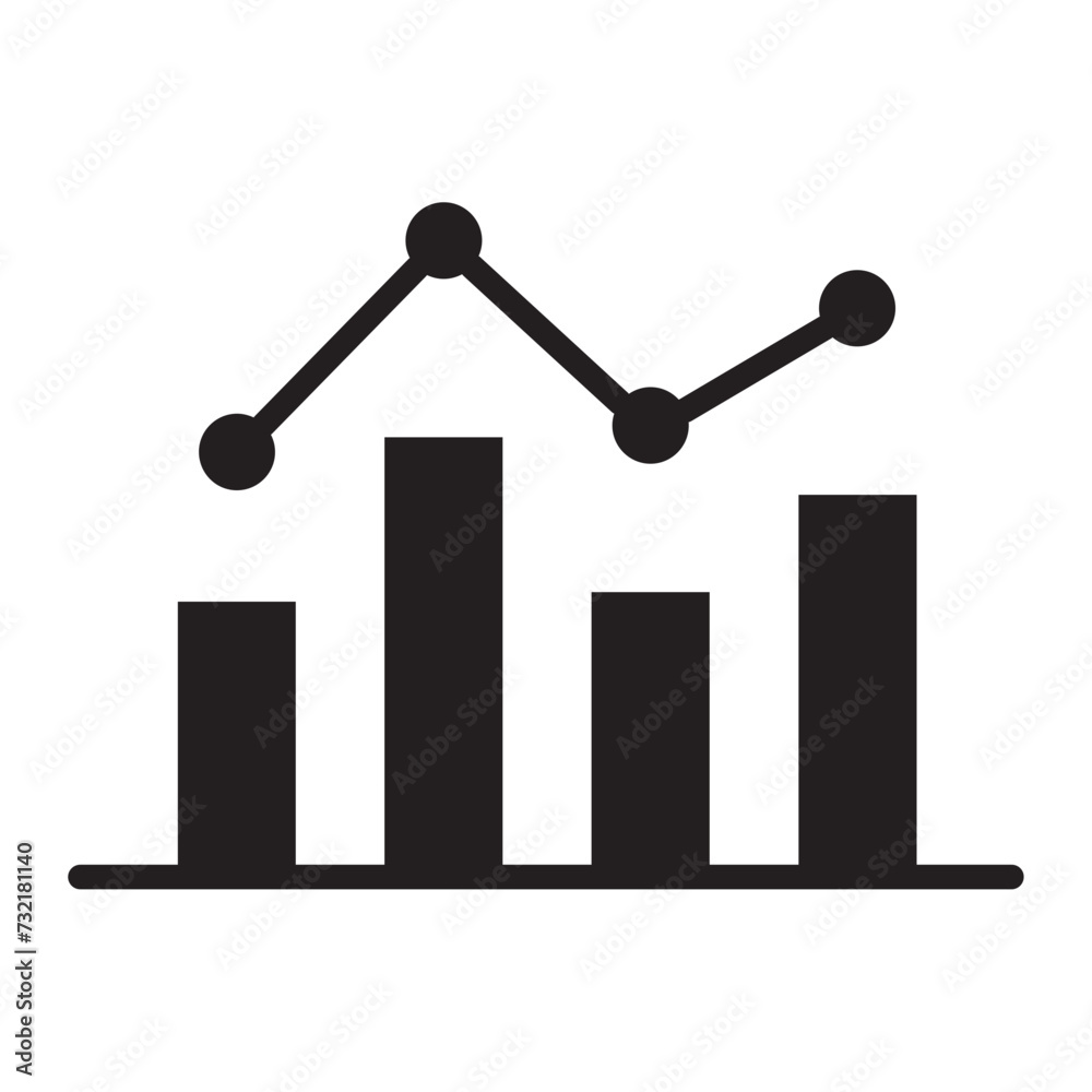 Graphs icon. Graphs icon.