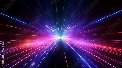 abstract background with rays,, A colorful light background with the words light in the middle