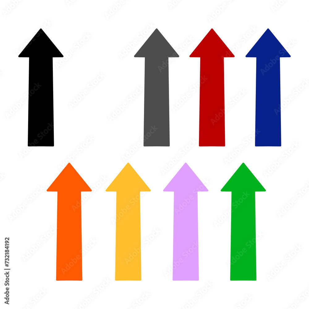 Arrow Line Up Or Arrow Top Sketch Arrow Line Element Arrow Up Set Collection