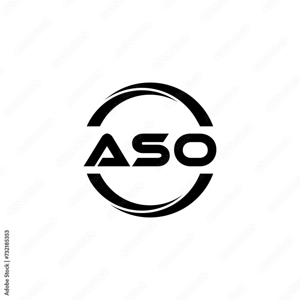 ASO letter logo design with white background in illustrator, cube logo, vector logo, modern alphabet font overlap style. calligraphy designs for logo, Poster, Invitation, etc. ASO letter logo design with white background in illustrator, cube logo, vector logo, modern alphabet font overlap style. calligraphy designs for logo, Poster, Invitation, etc.