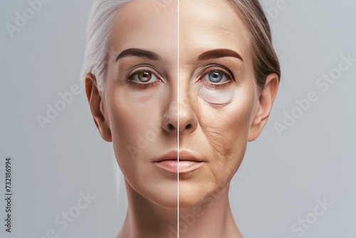 Aging density comparison. Young to old skin plumping serum. Wrinkle Reducation, rocky mountain spotted fever, hydration, skin care, anti aging cream, non surgical facelift, facial contouring