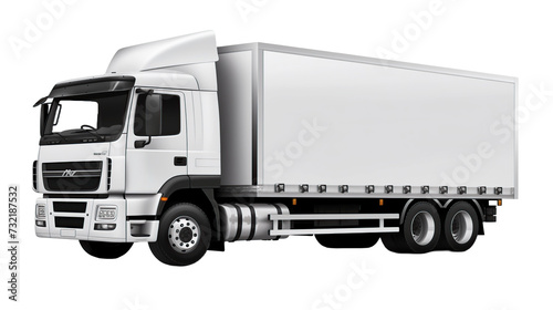 Box cargo truck for transportation © vie_art