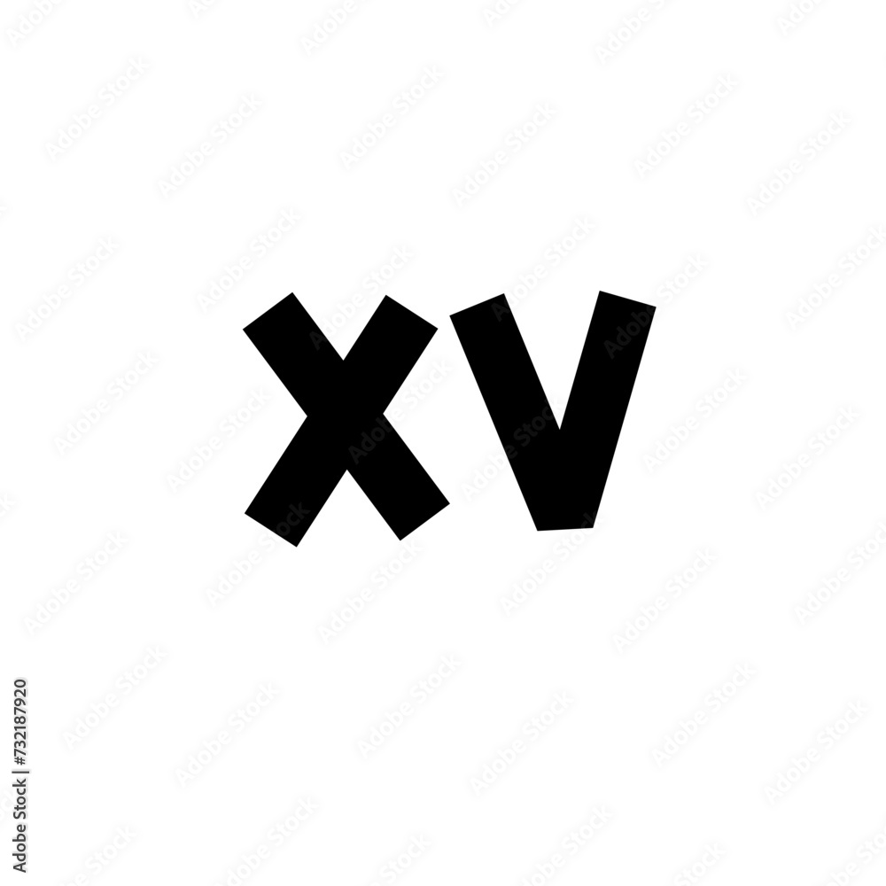 Hand Drawn Roman Numeral Hand Drawn Roman Numeral