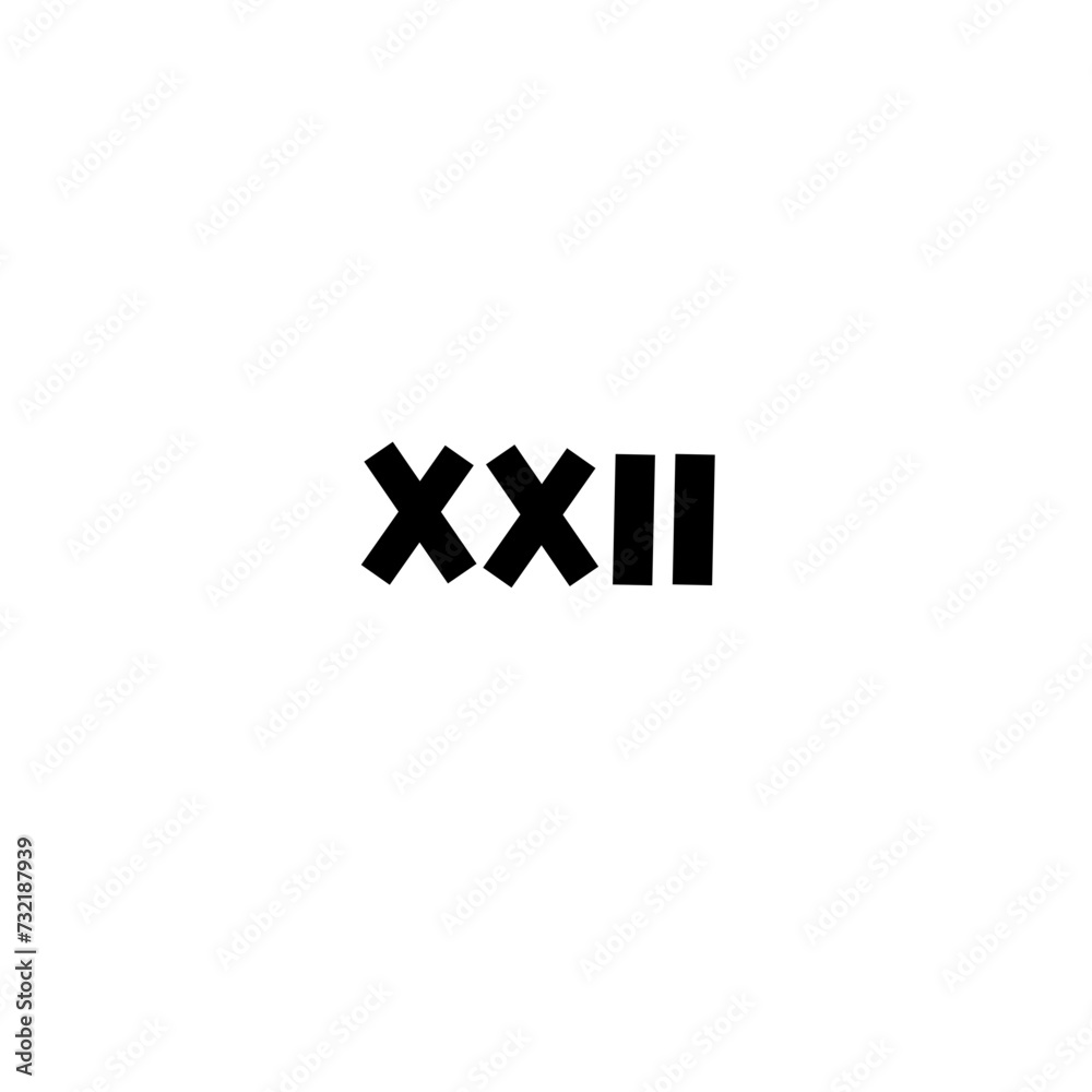 Hand Drawn Roman Numeral Hand Drawn Roman Numeral