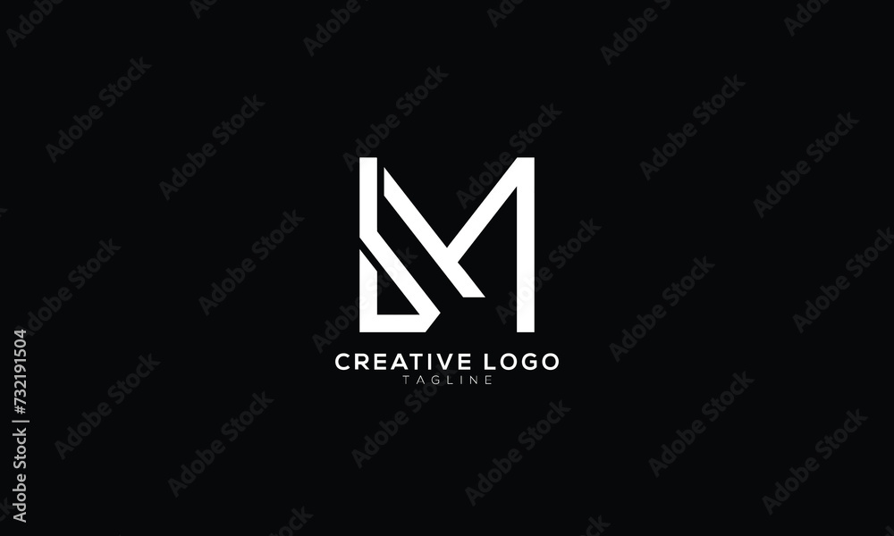BM MB Abstract initial monogram letter alphabet logo design BM MB Abstract initial monogram letter alphabet logo design