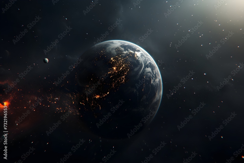 Obraz premium Planet in space