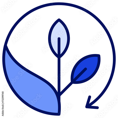 Renewal Blue Icon.