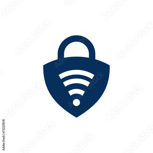 Wifi password security icon design.