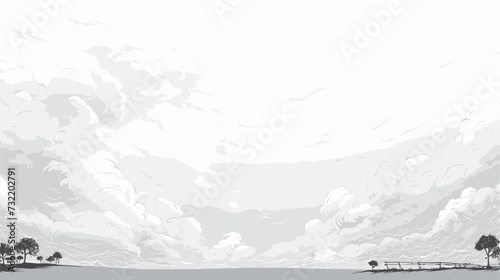 Abstract background with tornado-related symbols and abstract storm elements  conveying the complexity and impact of tornadoes on both natural and human environments. simple minimalist illustration