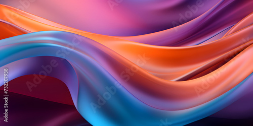 Spectrum Flow: Abstract Swirls of Blue and Purple Hues