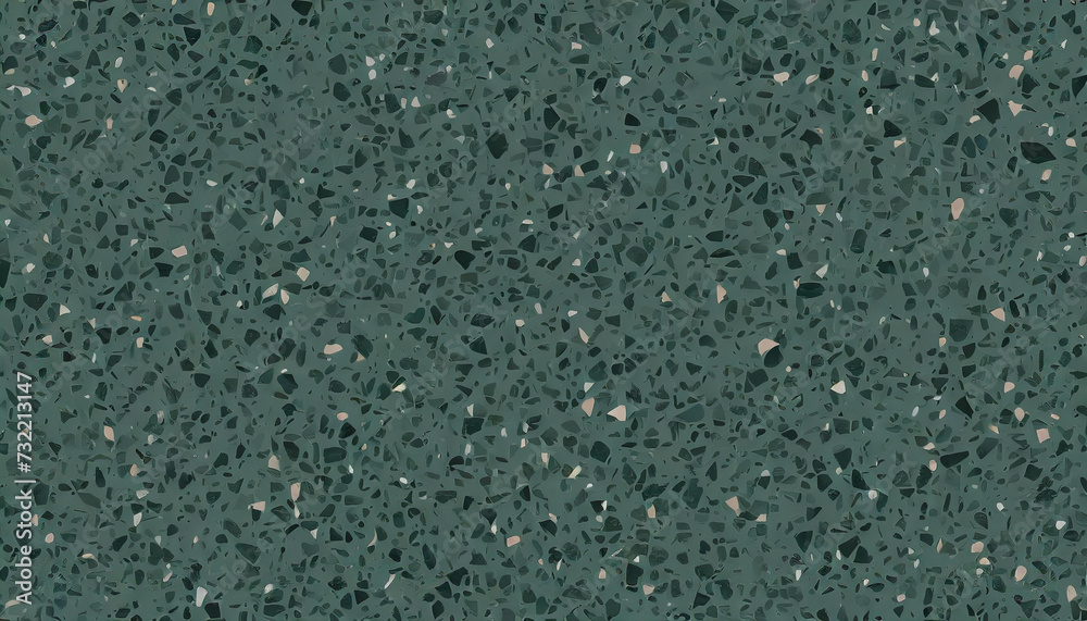 Dark green terrazzo floor texture background Dark green terrazzo floor texture background