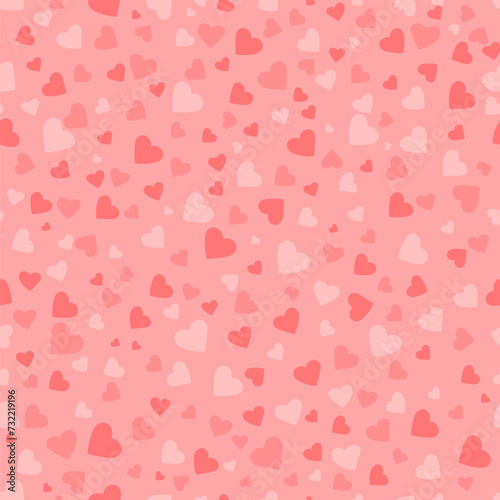 Wallpaper Mural small hearts. valentine card. wedding repetitive background. vector seamless pattern. pink fabric swatch. wrapping paper. design template for textile, home decor Torontodigital.ca