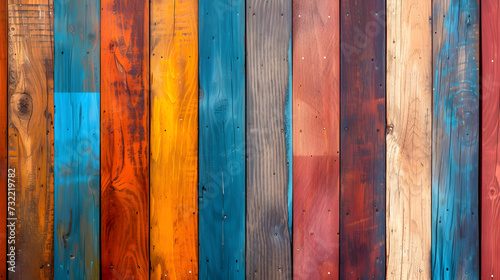 Colorful Wood Texture Artistry 