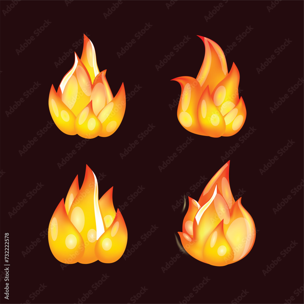 Realistic Campfire icon Realistic Campfire icon